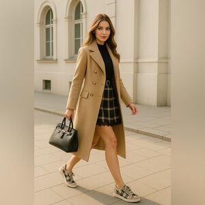 Zodiac Cheezburger Plaid Lace-Up Sneakers Women’s Size 7M New With Box